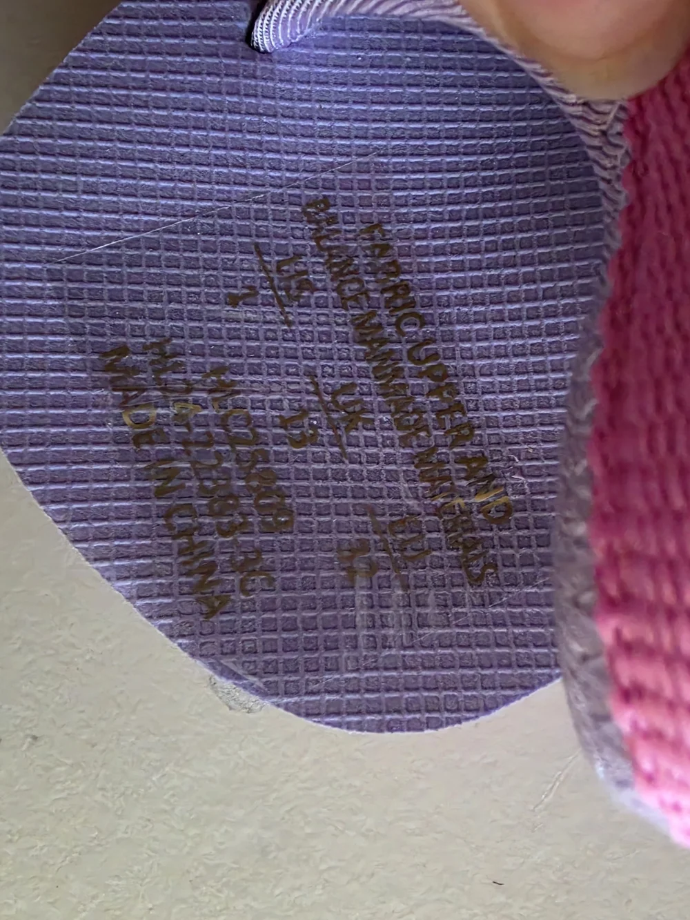 Kids Pink & Lavender Adjustable Hook-and-Loop Sandals
